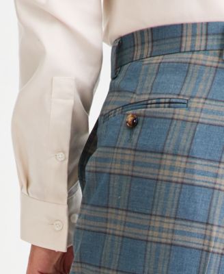 Men's Classic-Fit Plaid Suit Separate Pants