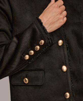 Women's Button Front Boxy Coat