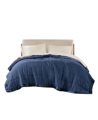 Windom Lightweight Down Alternative Satin Trim Blanket, Twin