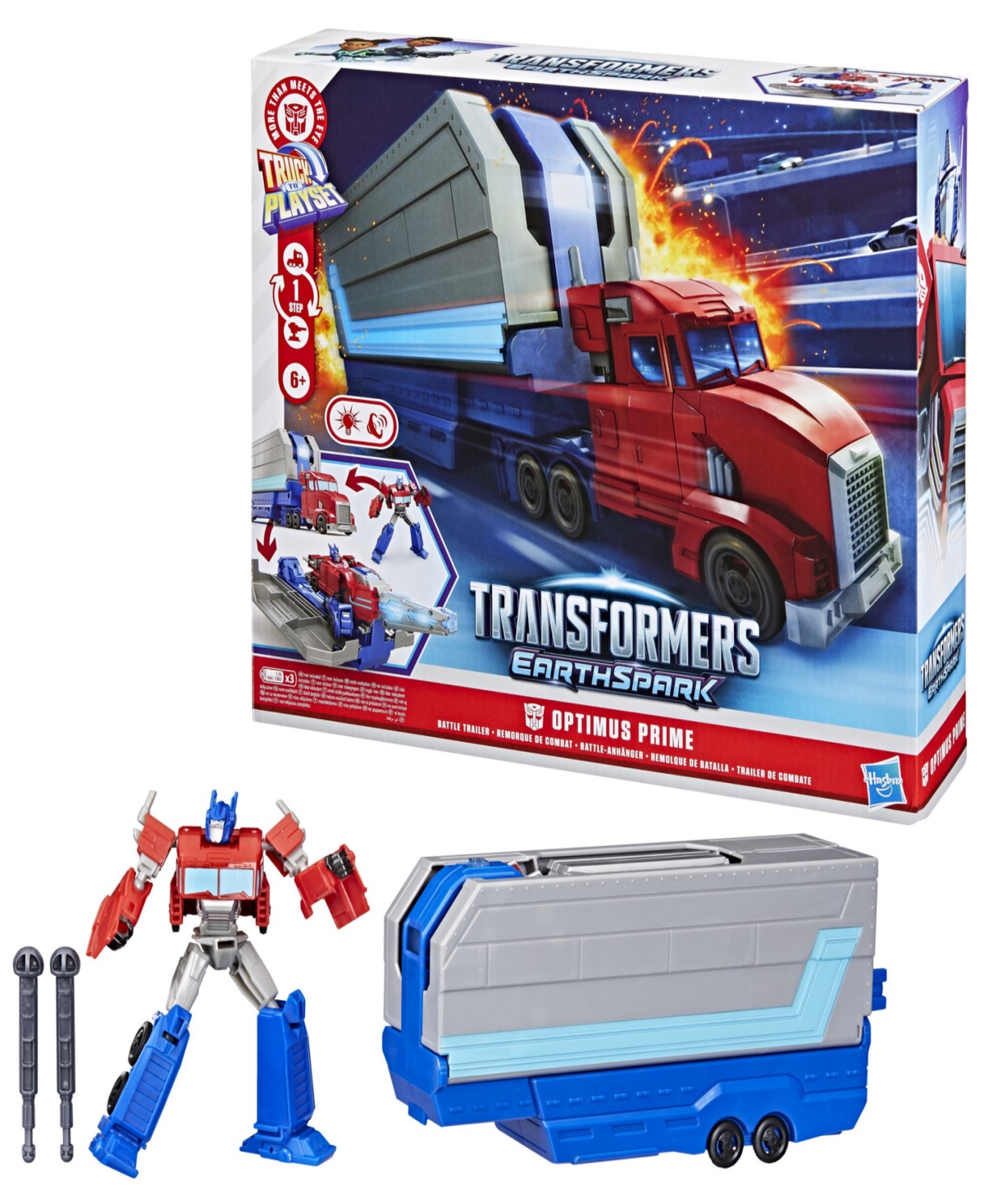 Transformers Earthspark Optimus Prime Battle Trailer In Multi