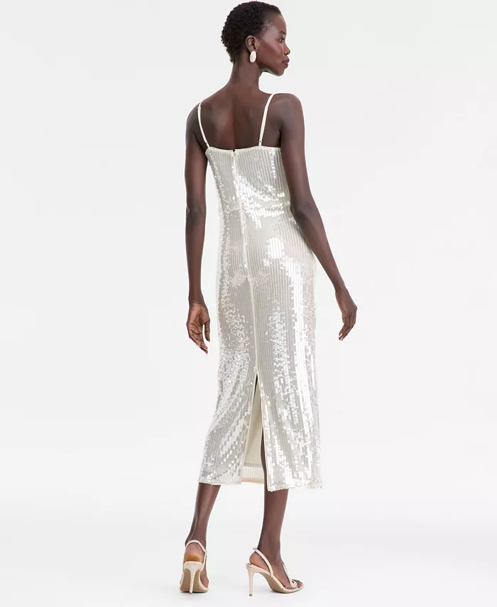 Women's Sleeveless Sequin Dress - thumbnail 3