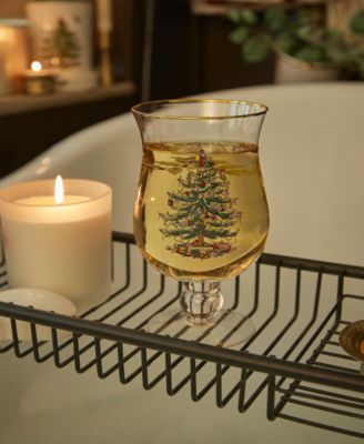 Christmas Tree Tulip Glasses, Set of 4