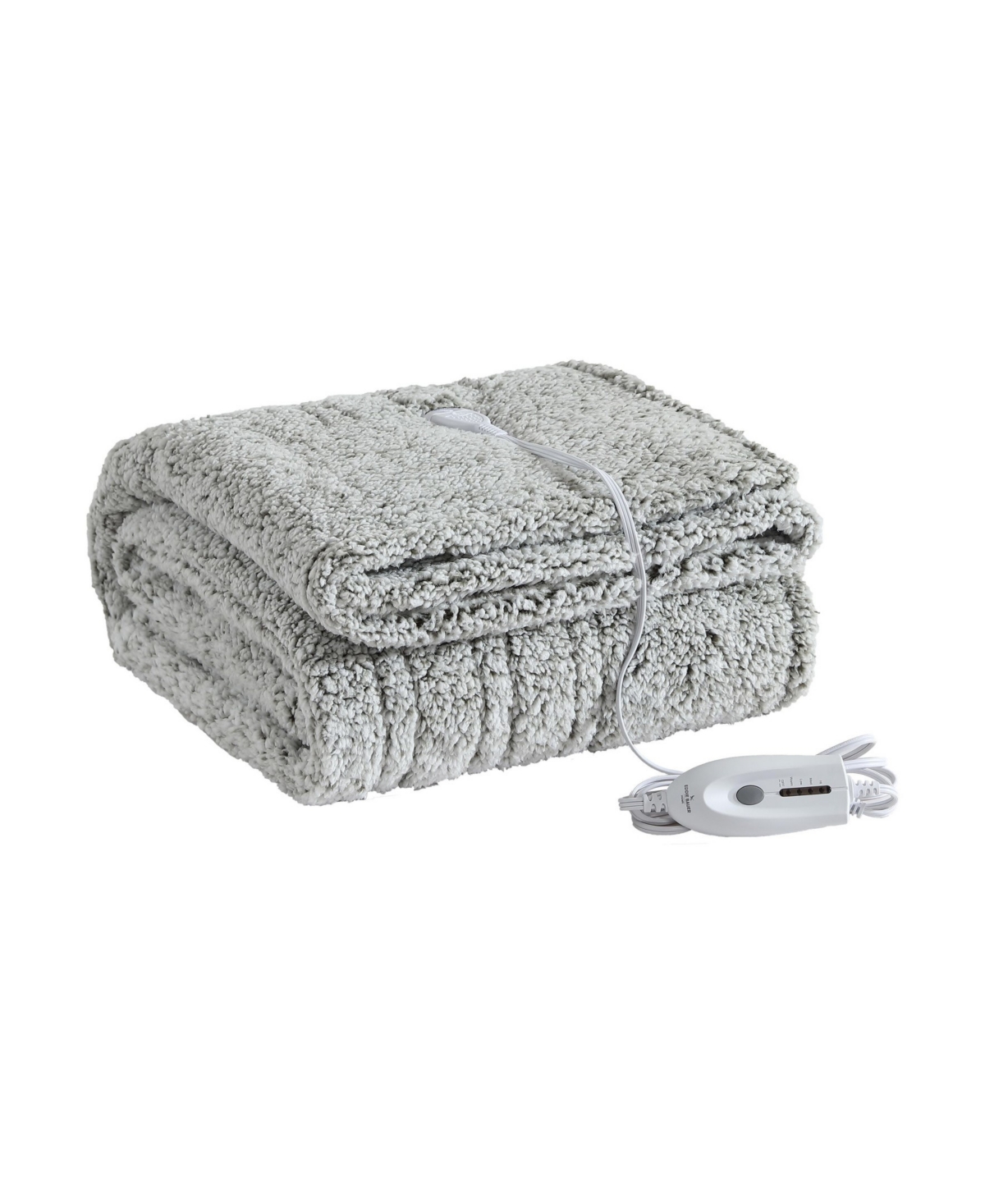Eddie Bauer Lookout Mountain Heated Throw, 70" X 50" In White