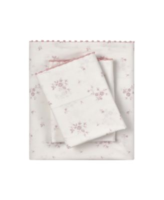 Callie Floral 200-Thread Count Cotton 4-Pc. Sheet Set, Full