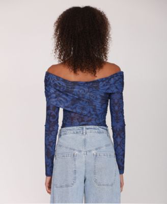 Women's Off-The-Shoulder Bodysuit Top