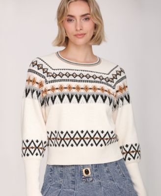 Women's Balloon Sleeves Sweater