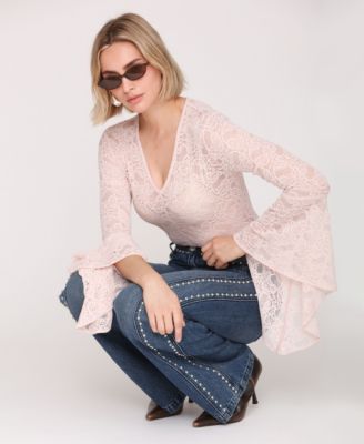 Women's V-Neck Long Sleeve Top