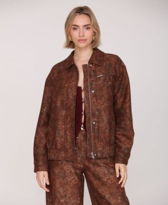 Women's Oversized Bomber Jacket