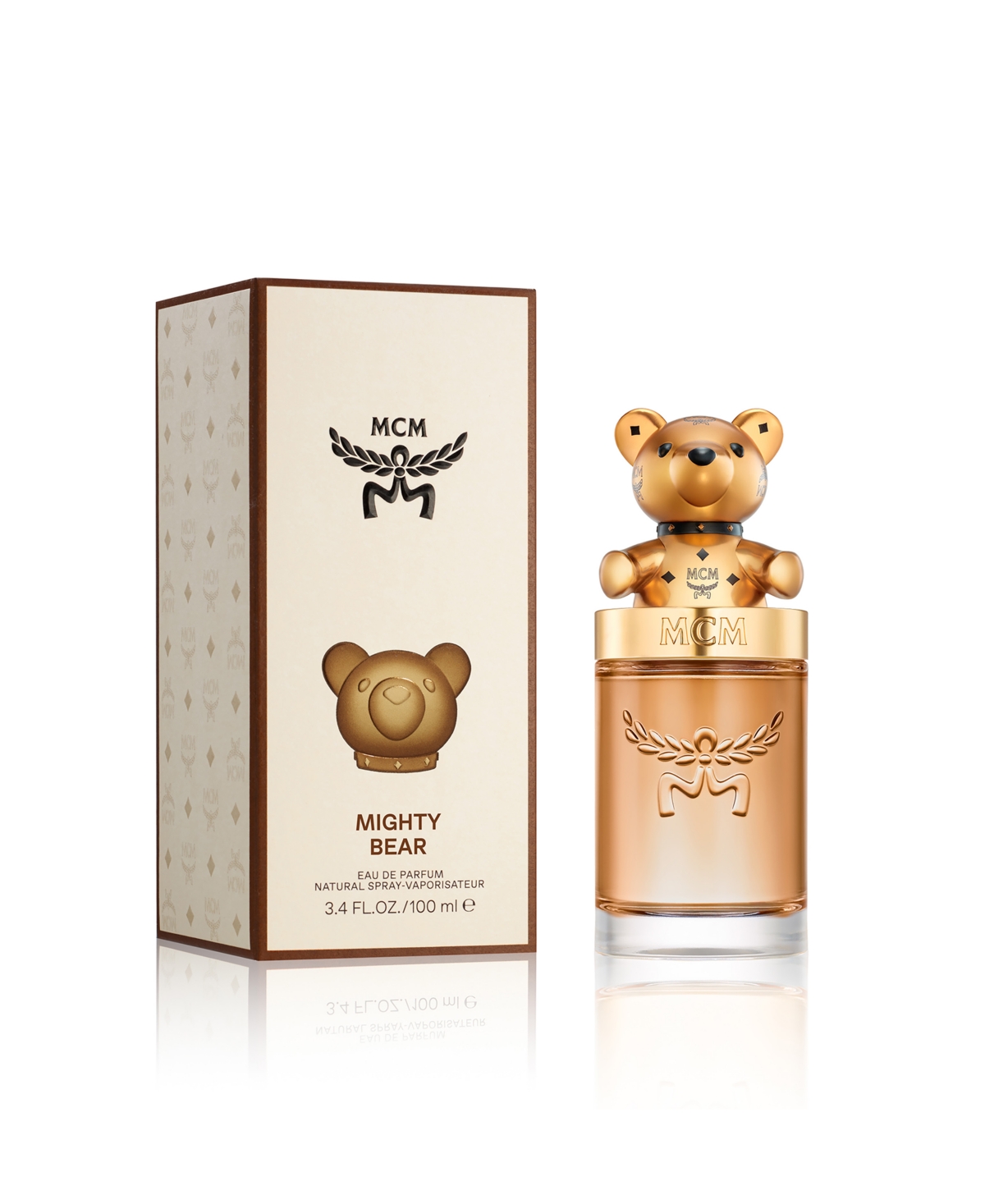 Mcm Collection Mighty Bear Eau De Parfum, 3.4 Oz. In Transparent