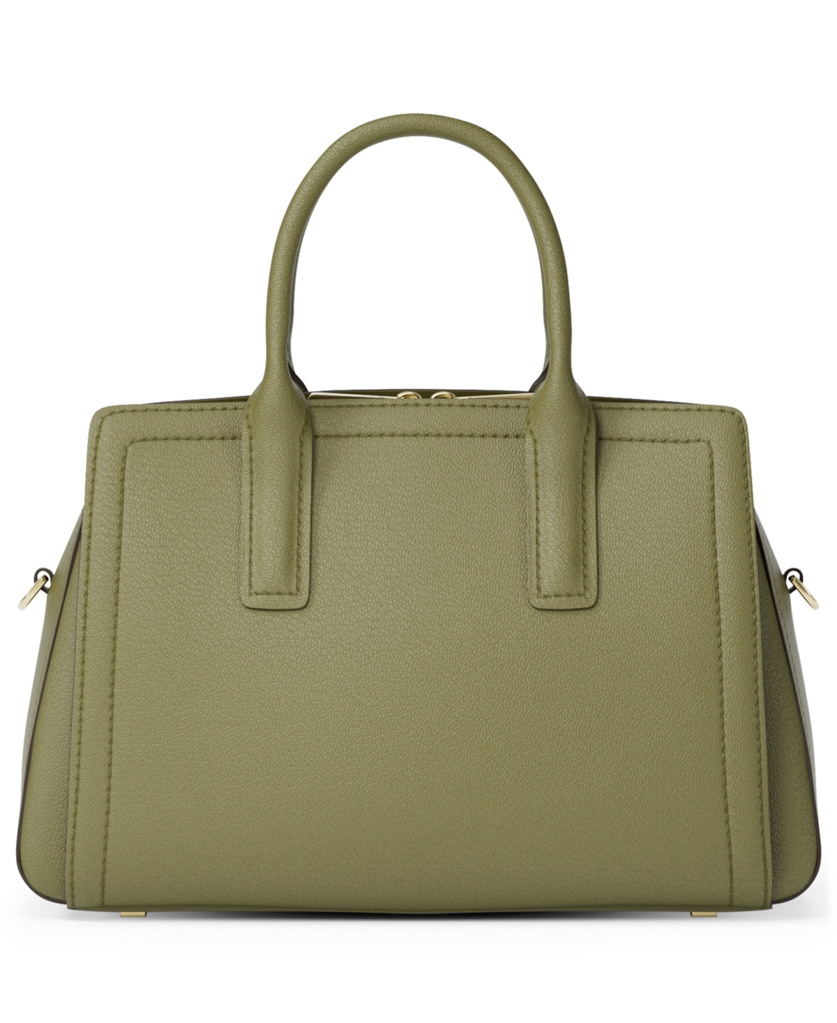 Michael Kors Michael  Small Leather Satchel In Green