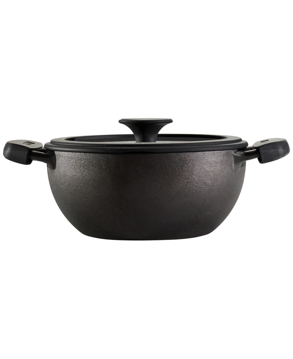 Tramontina Utsava Pre-seasoned Cast Iron 2.3-quart Kadai With Lid In Black