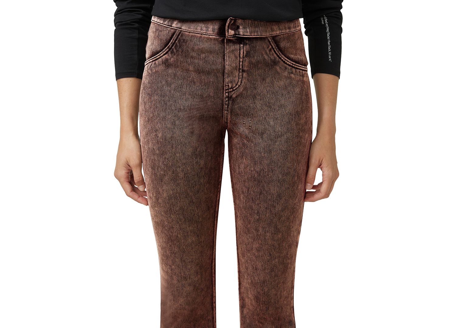 Women's High-Rise Denim Baby Bootcut Leggings