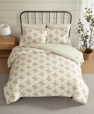 Jessika Printed Flannel 2-Pc. Comforter Set, Twin