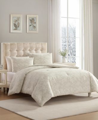 Meredith Printed Flannel 2-Pc. Comforter Set, Twin