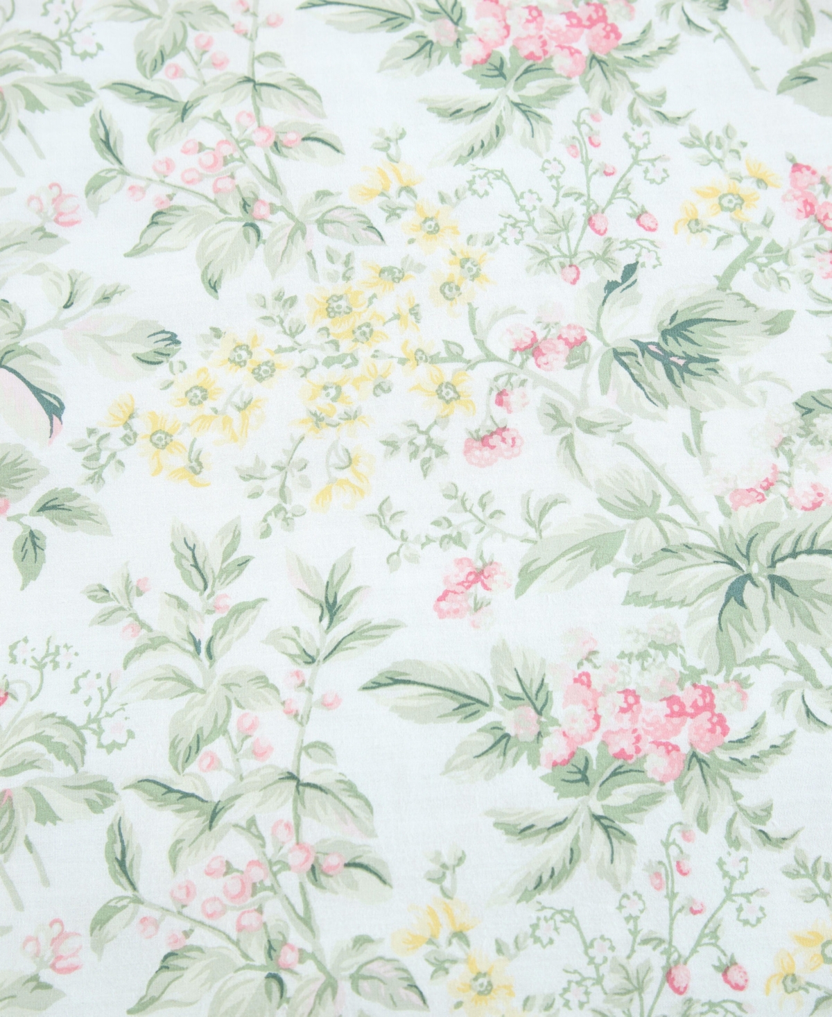 Laura Ashley Bramble Floral Cotton 3-Pc. Comforter Set