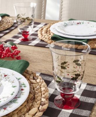 Holiday Goblet Glasses, Set of 4 