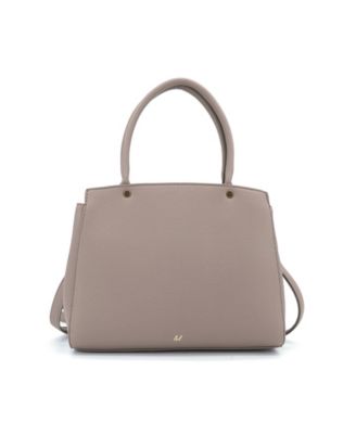 Park Double Bowtie Zipper Satchel Bag