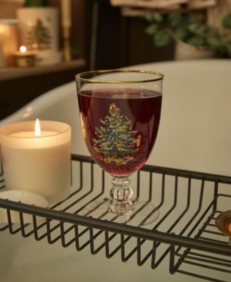 Christmas Tree Goblets, Set of 4