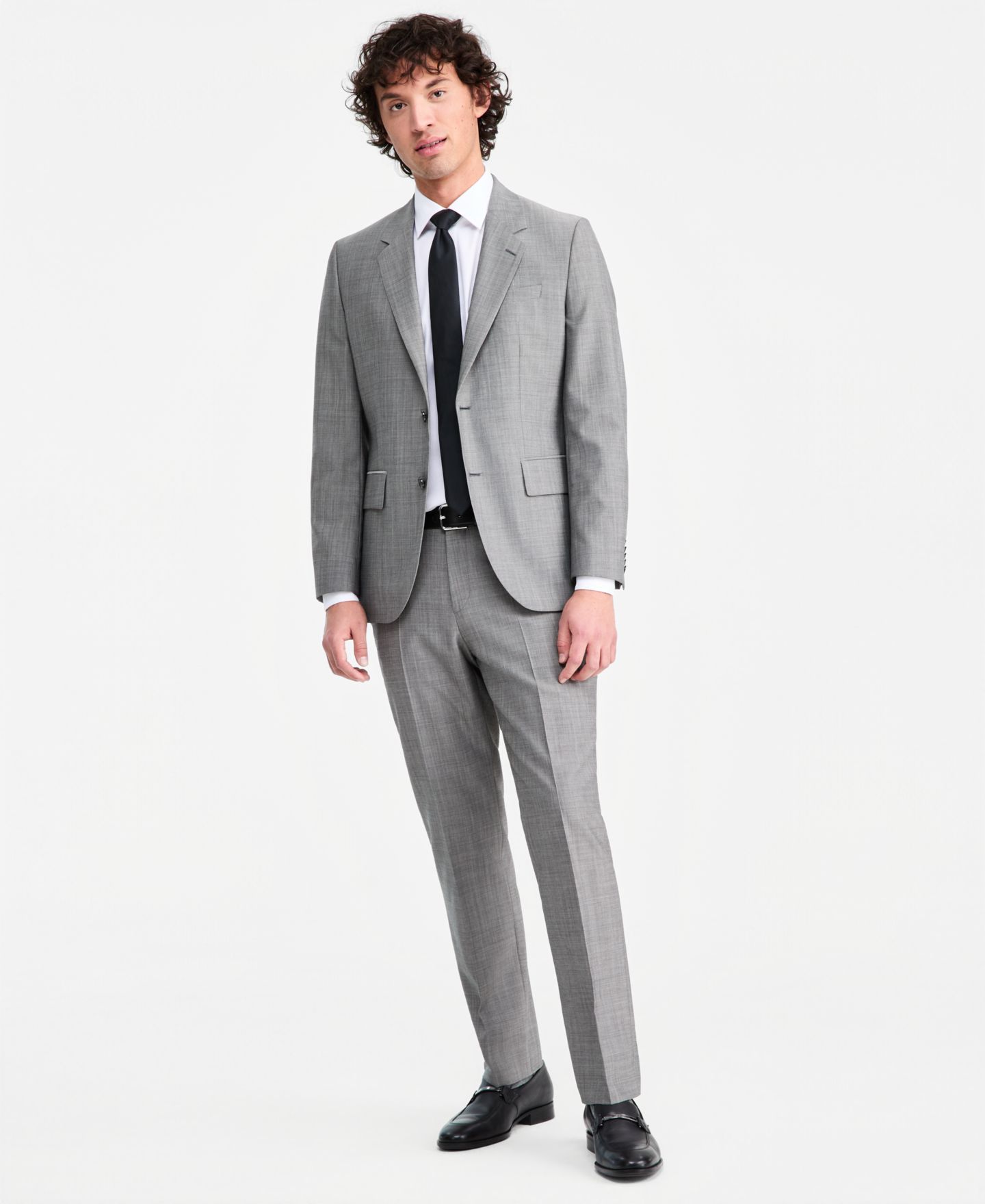 Мужские комплекты Hugo Boss Modern-Fit Suit Separates, цвет: Тёмный серый — фото 2