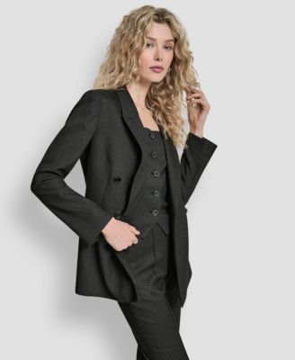 Women's Button-Front Double Breasted Blazer