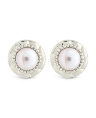 Eudora Cultivated Pearl Stud Earrings