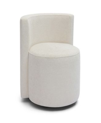 27.6" Alyssa Chenille Rolling Desk Chair