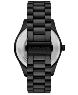 Men's Lexington Automatic Black IP Stainless Steel Watch, 45mm