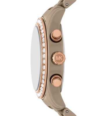 Women's Lexington Chronograph Mink Ceramic Watch, 38mm