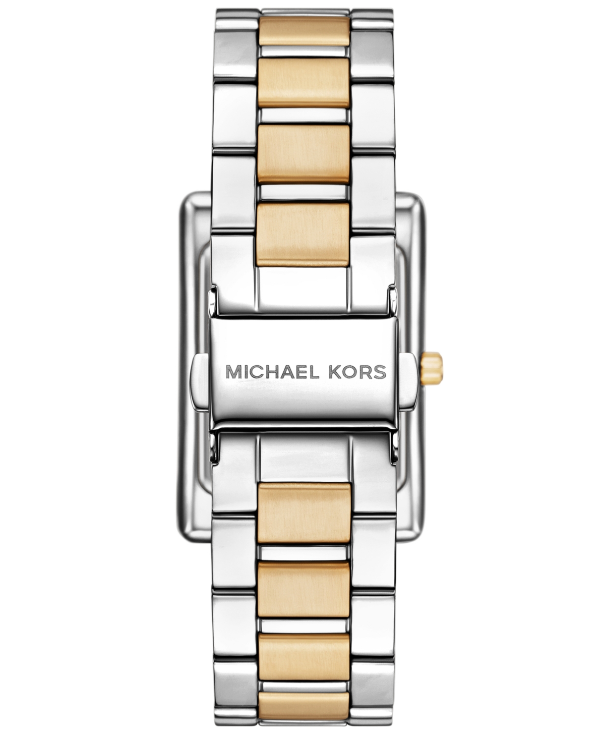 Michael Kors Women's Essex Three-hand Two-tone Stainless Steel Watch, 26x36mm In Multi