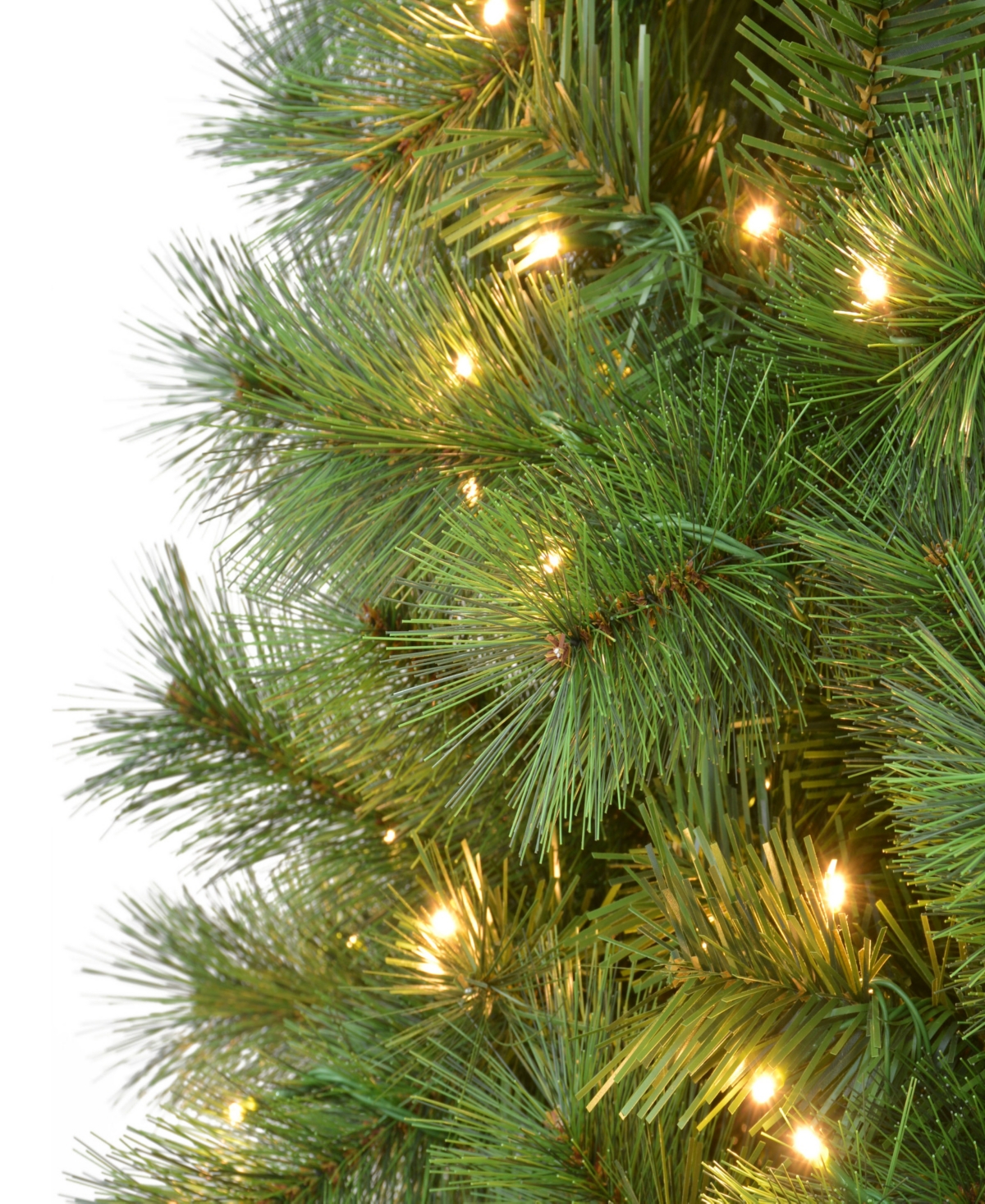 Puleo International Puleo 3.5' Artificial Pre-lit Potted Wyoming Pine Tree In Green