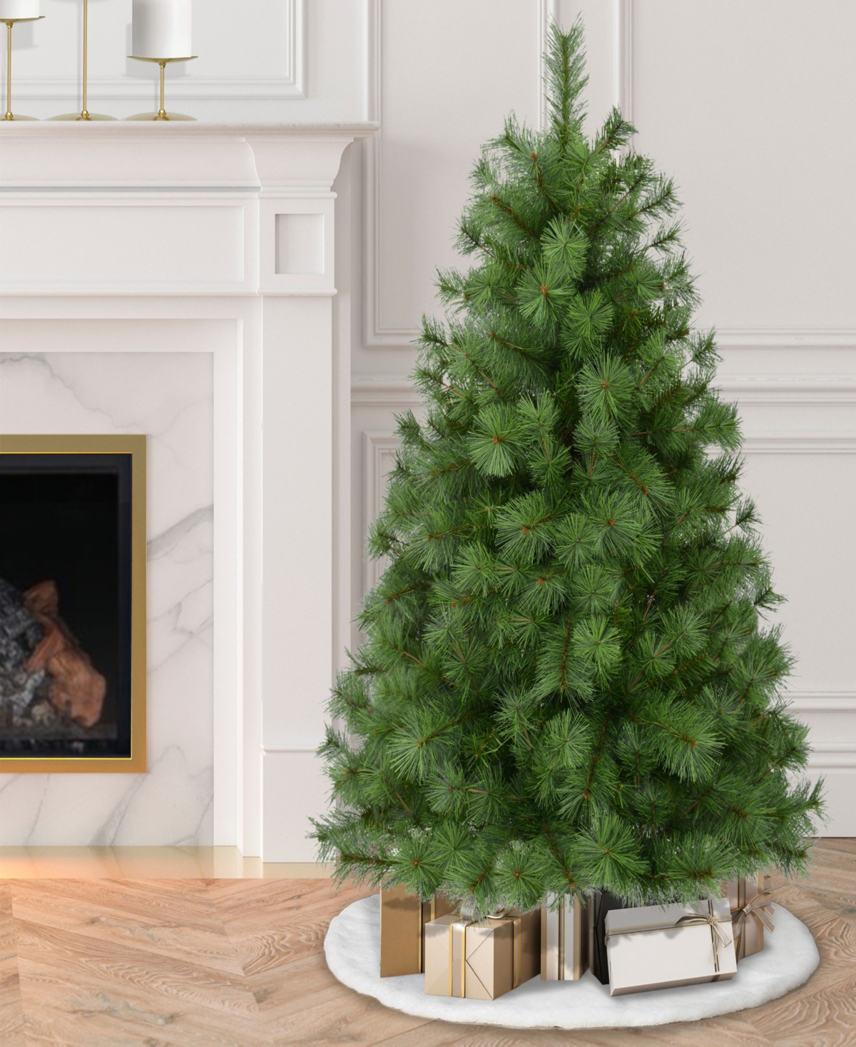 Puleo 4.5' Unlit Artificial Colorado Pine Christmas Tree