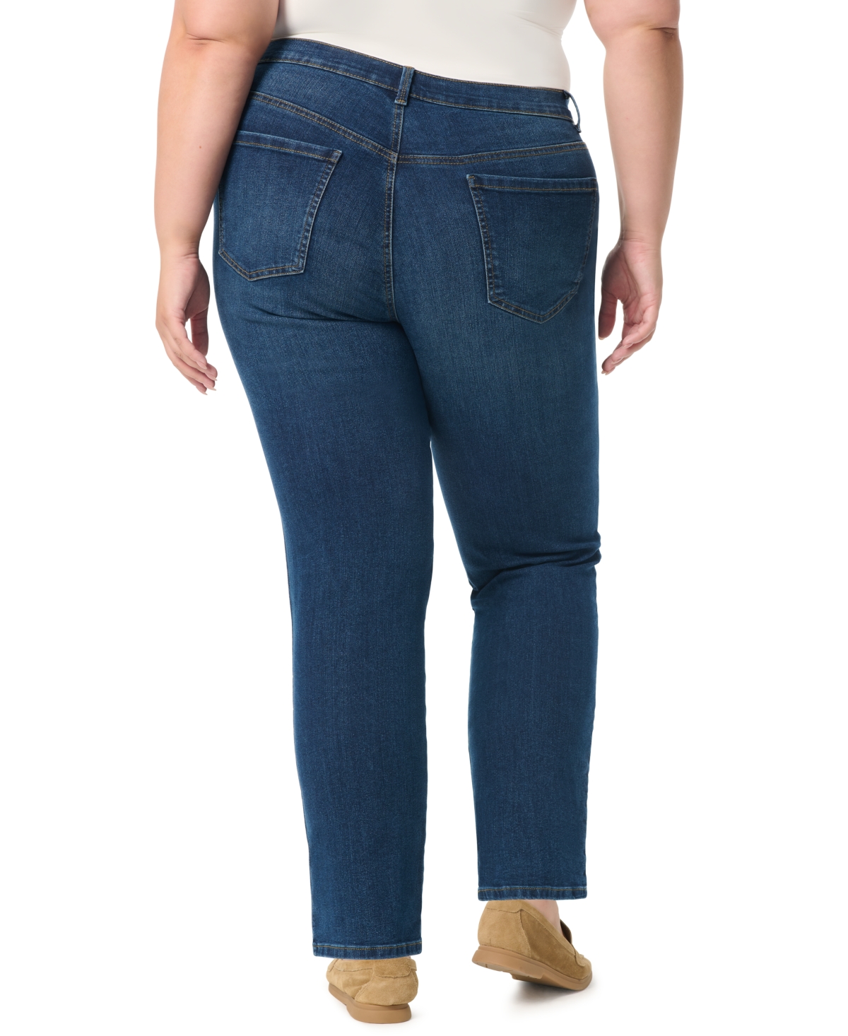 Gloria Vanderbilt Plus Size Amanda Jeans In Blue