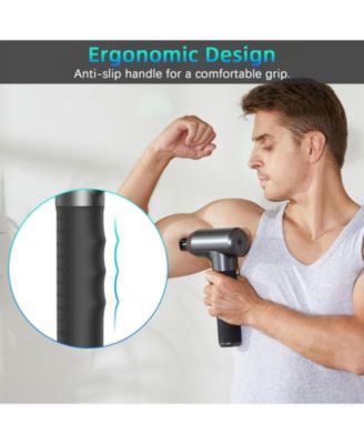 3200 RPM Massage Gun Handheld Body Massager with 8 Interchangeable Heads for Muscle Relief