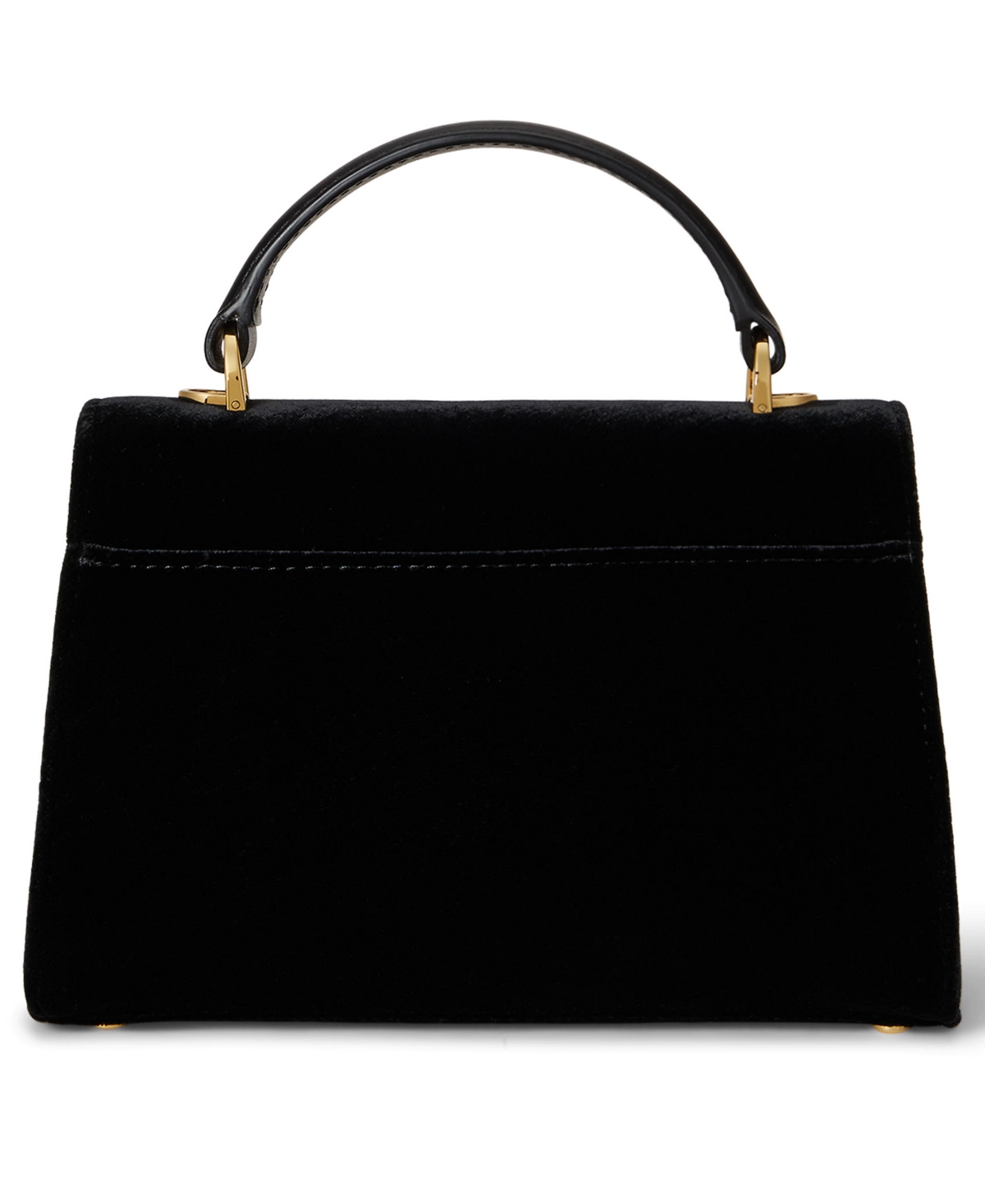 Ralph Lauren Farrah Small Satchel Bag In Black