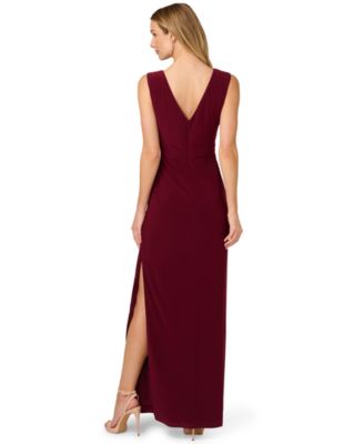 Women's Embellished Back Zipper Maxi Dress