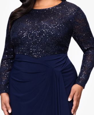 Plus Size Wrap Skirt Dress