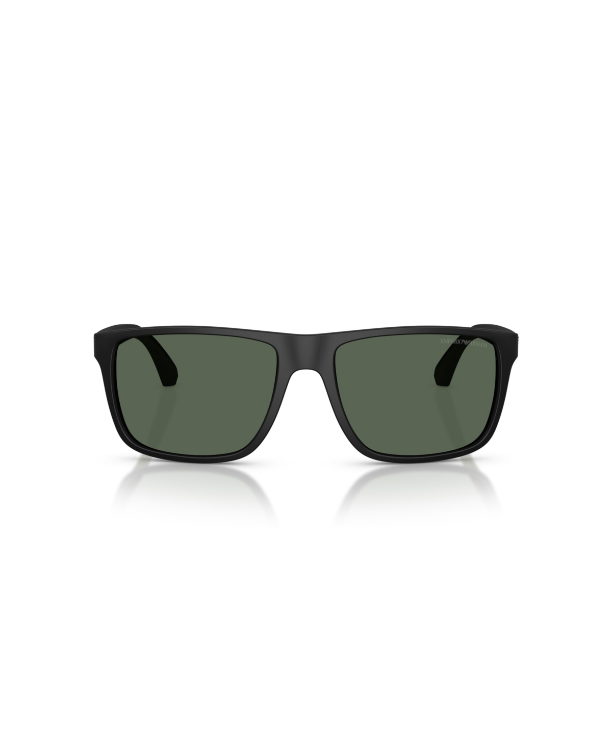 Emporio Armani Men's Square Sunglasses, Ea4033 In Black