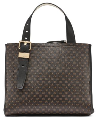 Lowen Signature Triple Compartment Adjustable Crossbody Bag