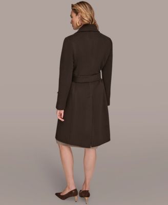 Women's Notch Collared Belted Coat