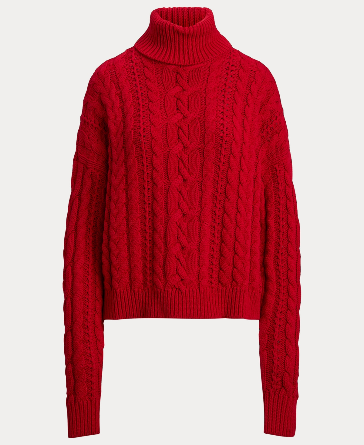 Ralph Lauren Women's Turtleneck Sweater In Red