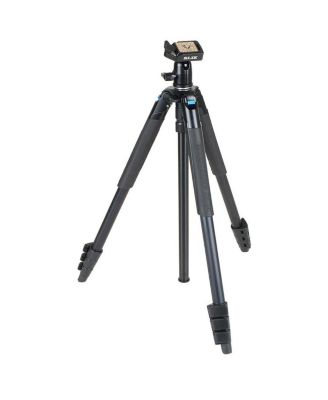 Sonnar T FE 55mm f/1.8 ZA Lens for Sony E, Bundle with Flip-Zip 4-Section Aluminum Multi-Functional Photo Tripod, Cleaning Kit, Cleaning Cloth