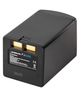 2x FJ200 200Ws Strobe with DC Battery - Bundle With Westcott Wireless Flash Trigger, 2x Glow Round Flash S-type Bowen s Mount Bracket, Quick