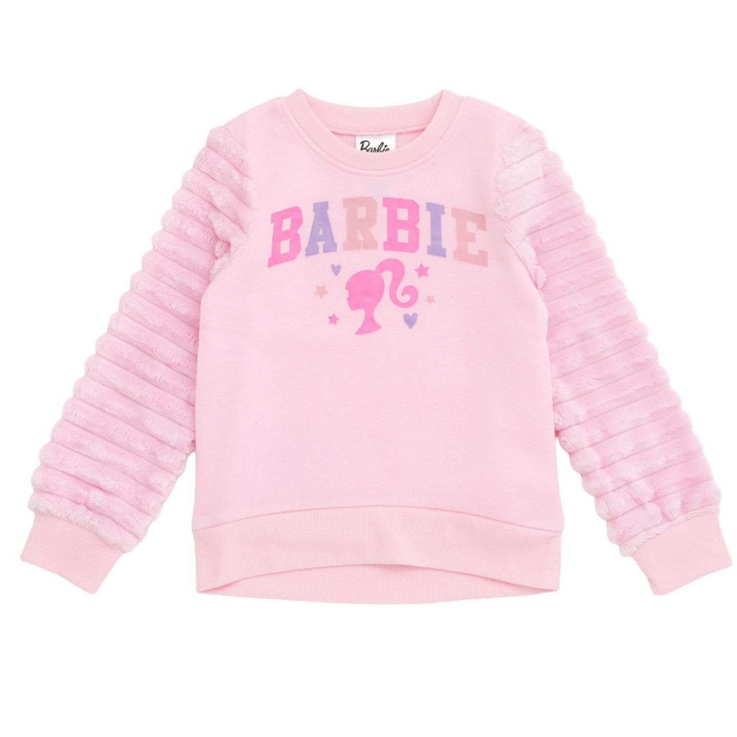 Толстовка Barbie Pullover для девочек, цвет: Пудровый розовый — фото 1