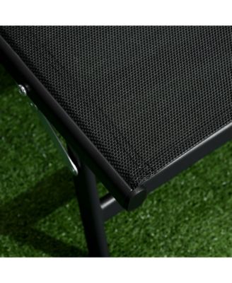 2 Piece Chaise Lounge Chair Pool Chairs with Wheels,