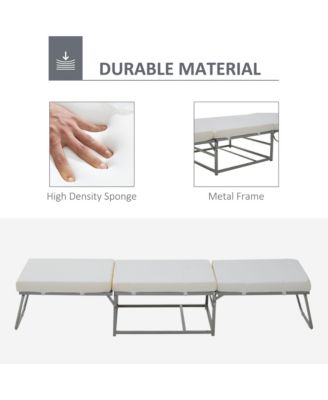 Convertible Ottoman, Guest Sleeper Bed,