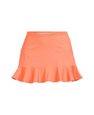 Women's Ruffle Hem Mini Swim Skirt