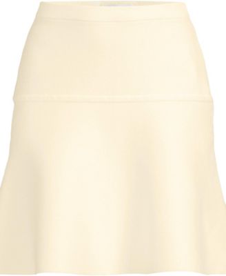 Women's Fine Gauge Cotton Sweater Above the Knee Circle Skirt