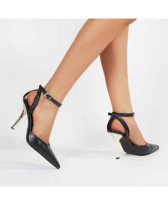 Clarissa Pumps with Metallic Heel