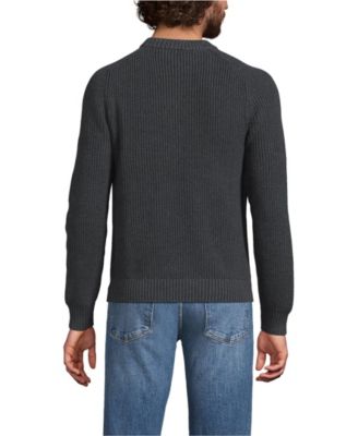 Men's Cotton Drifter Saddle Crewneck Shaker Sweater