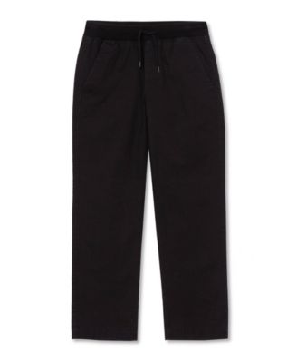 Boys Stretch Soft Rib Waist Iron Knee Pull On Pants